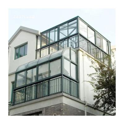 China New Product Personalized Customization UV Protection Folding Insulation Garden Sunlight Heat Insulation And Glass Room for sale