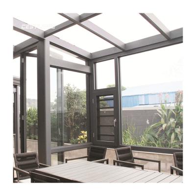 China Heat Insulation and UV Protection Competitive Price Accept New Model Custom Luxury Glass Insulated Aluminum Sun House Sunlight Room for sale