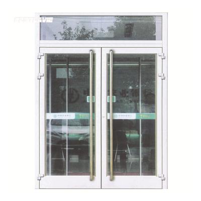 China Mcdonald style waterproof door business discount price metal frame glass KFC aluminum door for sale