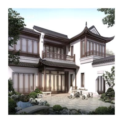 China Hot Selling Customized Magnetic Screen Customization Hui Style Antique Doors And Windows Chinese Style Lattice Antique Window And Door for sale