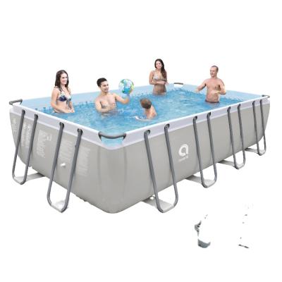 China Factory Supply Large Swim Pool Deep Water Swimming Pool Adult Inflatable Play Tubs Huge Family Outdoor Pool 15' *36