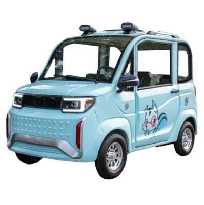 China Pink 60V1500W Pink Color Choice 60V1500W Electric Car LHD Five Seat Pink Blue Green Cruise Range 50km 4 With Air Conditioner 2400*1250*1600mm for sale