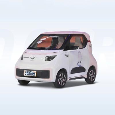 China New Cloth 2022 100km/h speed 4 seater RWD 2 wheel automatic roadster Wuling Hongguang nano ev smart car for city driving vehicle for sale