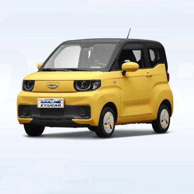 China Fabric Chery QQ Ice Cream 120/170 Kilometer 20kw 2 Wheel Drive 1960 Mm 3 Door 4 Seater Passenger Vehicles Mini Electric Smart Car for sale