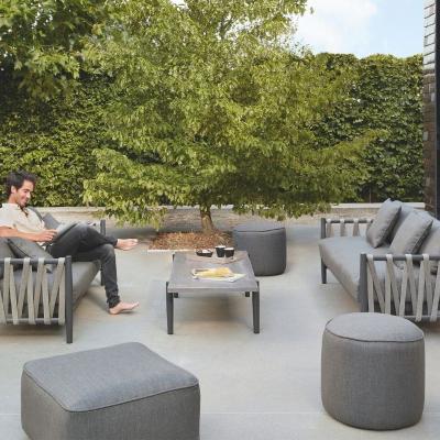 China Modern Fashion Aluminum Outdoor Furniture 5 PCS Modern Garden Chair Garden Sofas for sale