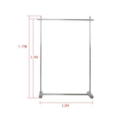 China Multifunctional Hanging Rack/Clothing Store Decoration Metal Organizer Display Rack For Clothes Garment Store for sale