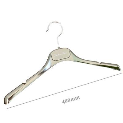 China Multi-Functional/ABS/ECO Friendly High Quality Silvering Plastic Hangers Different Color Custom Hangers For Adult Men Clothing Rack for sale