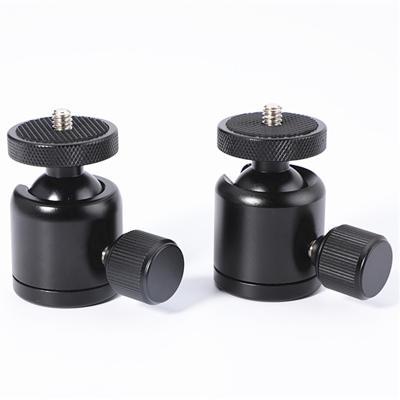 China Mobile Phone 1/4 to 3/8 Swivel Mini Ball Head Screw Tripod Mount for Dslr Camera Camcorder Light Bracket for sale