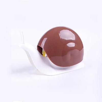 China Modern 150ml Snail Shaped Practical Plastic Hand Wash Dispenser Bottle Black Coffee White Color Hand Pump Soap Liquid Dispenser for sale