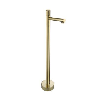 China Metered Taps China Basin Mixer Tap Floor Standing Mounted Taps Gold Black Rose Gold Colors for sale