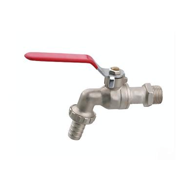 China Metered Faucets Forged Brass Ball Valve Water Bibcock Water Valve Lock for sale