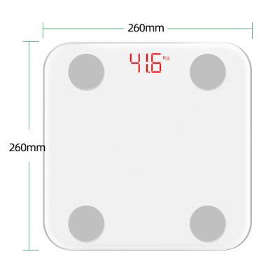 China WITH COVER Bluetooth Body Fat Scale Smart BMI Scale Digital Bathroom Radio Scale 2021 for sale