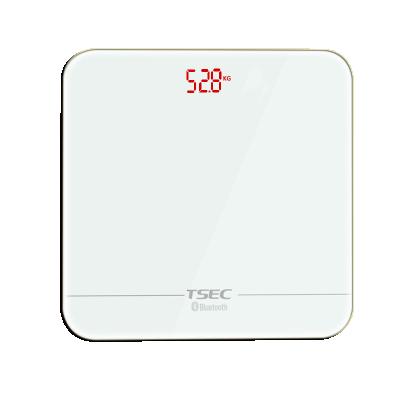 China Viable professional digital bluetooth bmi platform tempered glass 180kg calibration kilograms wireless scale for sale