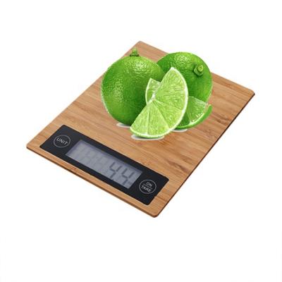 China Kitchen Weighing Digital Kitsch Digital Bamboo Cooking Scal Weighing Digital Kitchen Scale for sale