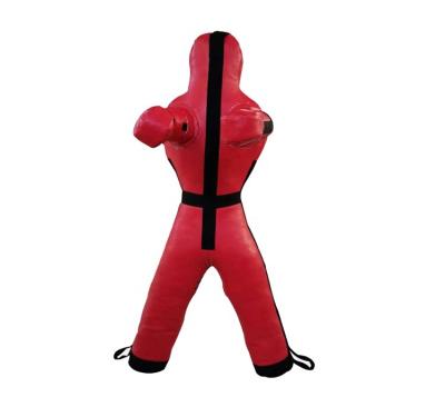 China Muttahida Majlis-e-Amal Training Explosion-Proof Two-Leg Fire Fighting Leather Space Dummy Striker Battling 130-155cm Unfilled Dummy for sale