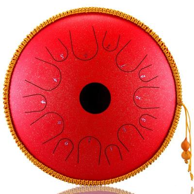 China 14 Inch Christmas Gifts Tone 14 Presents At Event Performance C Tone 14 Bronze Tone 14 Inch Steel Tongue Drum A14-14 for sale