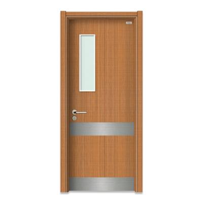 China Modern Solid Wood Marine Plywood Flush Door manufacturer, environmental protection plywood single doors design for sale