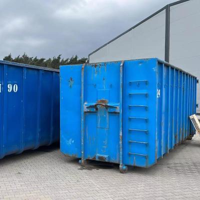 China Custom Waste Processing Plant 10T 15m3-10T 29m3 Skip Container Waste Bin Garbage Sorting And Recycling Hook Lift Bin for sale