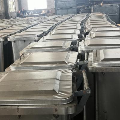 China Resource Recycling Industry 240L Waste Sorting And Classification With Lid Wheelie Metal Life Refuse Bin for sale