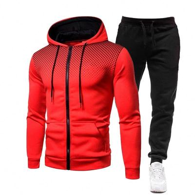 China Fashion Men's Casual Sweater Autumn Winter Men's Sweater Jacket And Pants Two Piece Sets Sportswear Plus Size Clothing For Male for sale