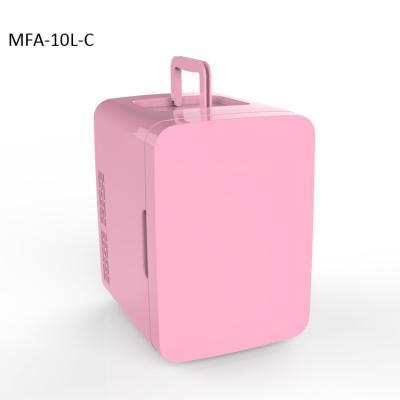 China Wholesale 10L THERMOELECTRIC Makeup Mini Fridge 12Vskin Care Mini Fridge Portable Beauty Fridge for sale