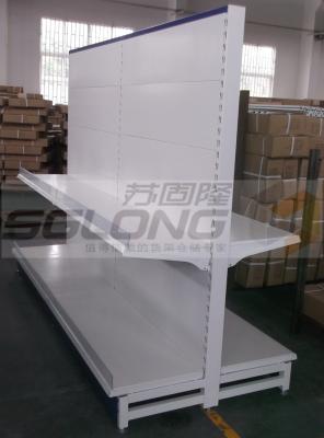 China Economic Grocery Store Display Racks 50-100kg Capacity Mutiple Layers for sale