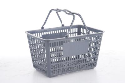 China Durable Pharmac Grocery Shopping Basket HDPP Marerial 430*300*230 for sale