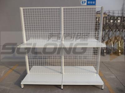 China 30-50KG Capability Wire Storage Shelves Cash Counter Shelf End Cap Anti Rust for sale