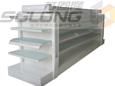 China Metal Lotion  Makeup Display Shelves Single Double Sided Customized Color for sale