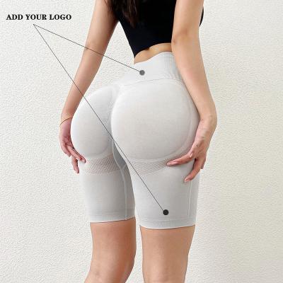 China ODM Breathable Custom Workout Gym Wear High Waist Women'S Sexy Seamless Breathable Leggings Mesh Yoga Underpants for sale