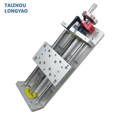 China Multifunctional custom x/y step motorized manual dovetail cross linear slide module LYKR100s stroke100mm linear guide rail for sale