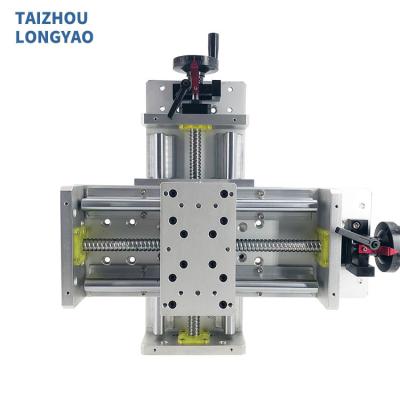 China Multifunction custom x/y step motorized linear stroke 500mm linear rail LYKR100s manual CNC dovetail slide cross linear guide module for sale