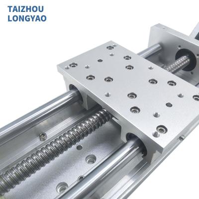 China Multifunctional custom x/y step motorized stroke 400mm linear manual CNC dovetail slide cross linear guide railLYKR100s module for sale