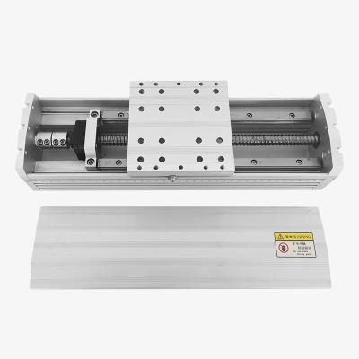 China 100mm-1000mm Guide Rail CNC Precision Cross Slide Table Dovetail Groove Slide Table Semi-closed Electric Linear Module LYKR120S 100mm for sale