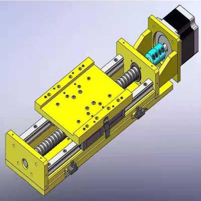 China Electric Manual CNC Smooth Rail High Precision Motion Linear Guide Line Slid Table Ball Screw Drive Linear Module Slide Cross Operating Table for sale