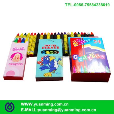 China Good quality non-toxic size 8*88 mm common pencil with customized wrap paper and colorful box for sale