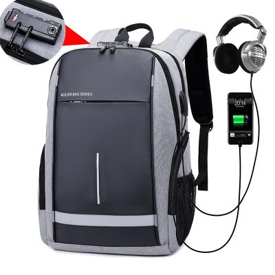 China With USB Convenient Travel Bagpack For Outdoor Multifunctional Computer Bag Men's Business Casual Backpack for sale