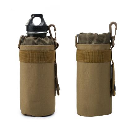 China Outdoor Sports Waist Bag Insulated Water Bottle Bag Tactical Wholesale Bottle Carrier for sale