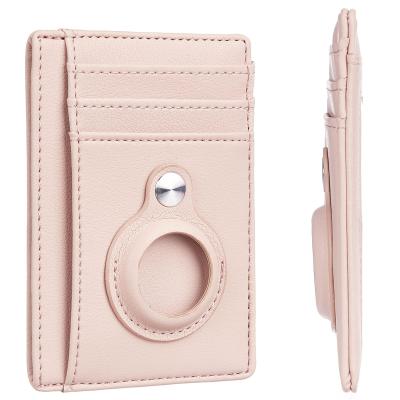 China Shockproof Anti-theft For Women Men Wallet Leather Protective Case Shockproof Cover For Airtag Case for sale