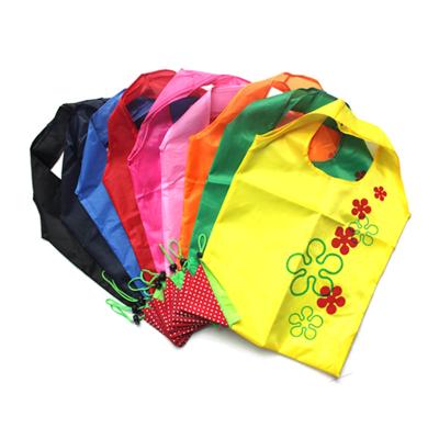 China High Quality Eco-Friendly Recycable Nylon Shoulder Foldable Polyester Custom Shopping Bags for sale