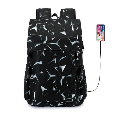 China Cheap With USB Back To School Bag For Students Waterproof Computer Travel Backpack for sale