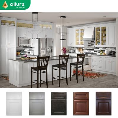 China Attractiveness RTA Standards Durable Solid Wood Shaker Modular Kitchen Cabinets for sale