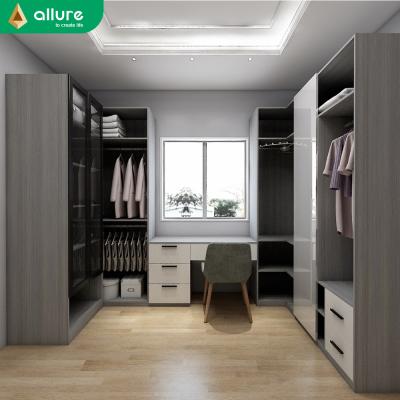 China Installation One Door Durable Fabric Single Drawer Wardrobe With Book Shelves for sale