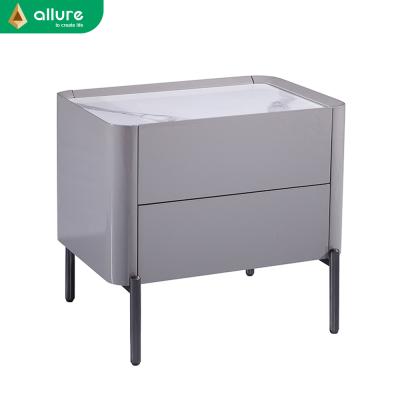 China Wholesale High Quality Simple Environmentally Friendly Interior Design Round White Table Round Bedside Cabinet Side Table Nightstand for sale