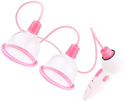 China Electric Vacuum Cups Chest Vibration Vacuum Cup Enlargement Machine Breast Massager Cups for sale