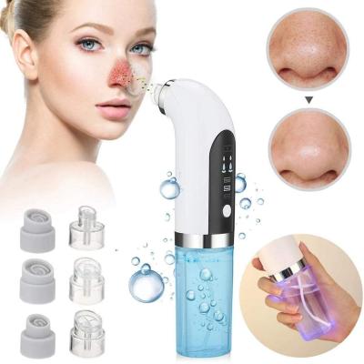 China 3 Level Suction Adjustable Power Small Bubble Vacuum White Blackhead Remover Facial Massager for sale