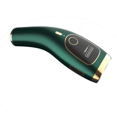 China 2021 Blackish Green Anti-Puffiness Dropshipping OEM Private Label Sapphire Ice Cooling Painless IPL Hair Removal Device For Home Use for sale