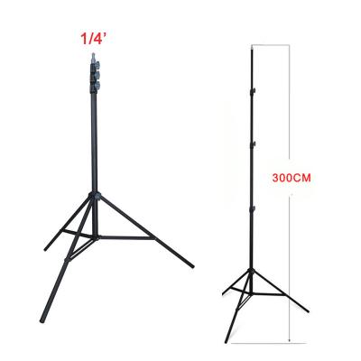 China Metal+Plastic Tripod 225CM/2.25M 300CM/3M Laser Level Tripod Metal Laser Tripod For Laser Level Adjustable Tripod for sale