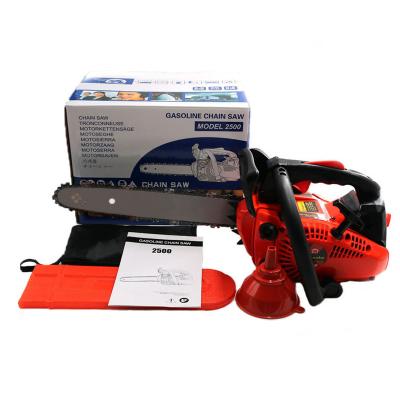 China Professional Wood Cutter Chainsaw 2500 Gasoline CHAINSAW, 25CC CHAINSAW, Small Mini Chainsaw with 12