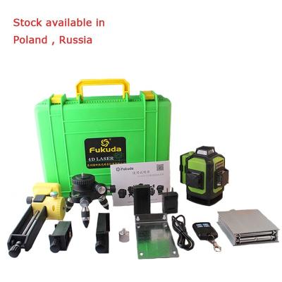 China 4D Laser Level MW-94D-4GX Japan Sharp Green 515NM 360 Fukuda 16 Green 515NM Self-Leveling 360 Line Cross Beam Vertical And Horizontal 15 x 8.5 x 13cm for sale